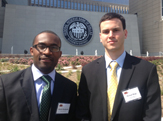 Financial Analyst Honors students Kelechi Nwokocha ‘13 and Michael Biagi ’13 