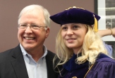 Professor Alan Wagner and graduate Joanna Musial-Demurat