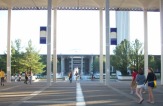 students on campus