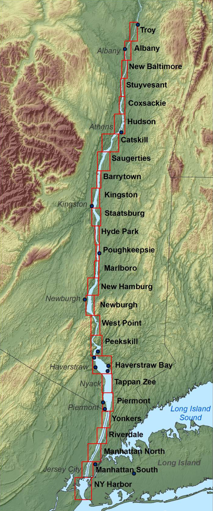 Hudson River Map - LDEO