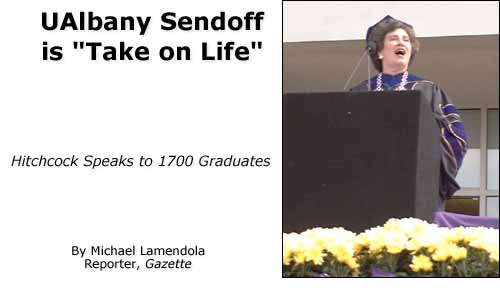 UAlbany Sendoff is Take on Life