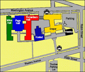 Map of Downtown Campus