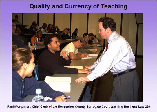 Quality and Currency of Teaching