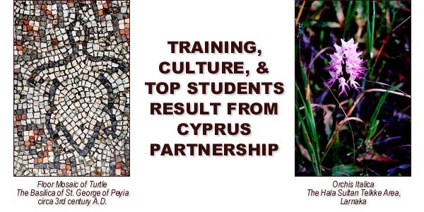 Training, Culture and Top Students Result from Cyprus Partnership