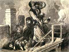 A family perishes in the Great Chicago Fire.