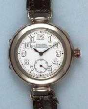 A 1913 Longines wristwatch, from Lisa Fox's Web site.