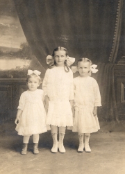 George Harvan's older sisters, Rose, Julia and Margaret.