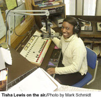 Tisha Lewis on the air