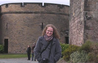 Stephanie Coon at Edinburgh Castle, Scotland
