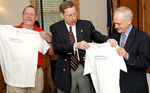 T-shirt thanks from President Hall to SUNY Farmingdale