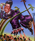 Ronald Reagan in Grenada, 1984, by Peter Saul