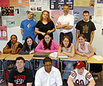 Wein and Yagelski with Weins FOCUS students.