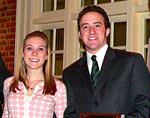 Moot Court All-Americans Alison Bain-Lucey and Patrick Chamberlain
