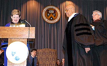 Allen B. Ballard received an honorary Doctor of Humane Letters.