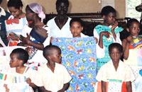 The 2006 Summer Study to Africa distributed handmade quilts in South Africa and Swaziland.