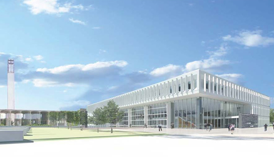 rendering of new School of Business building