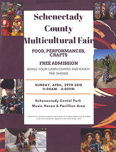 poster for April 29 Multicultural Fair