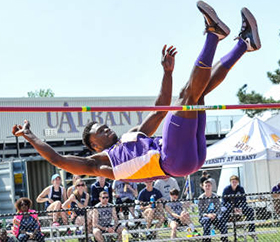 UAlbany High Jumper Matthew Campbell