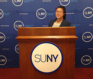 UAlbany's Melody Tien of Bayside, Queens.