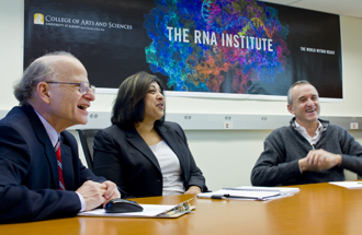 The RNA Institute and Sigma-Aldrich representatives meet