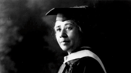 Anna Julia Cooper, first African American woman to earn a Ph.D. at the Sorbonne in Paris