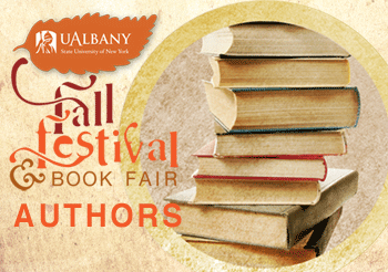 Fall Festival image and stack of books