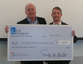 Erie Insurance presents $1,000 bonus award.