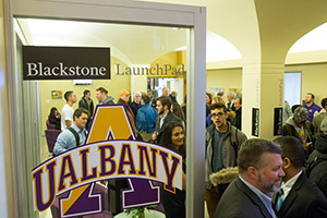 Blackstone Launchpad Hub in Campus Center.