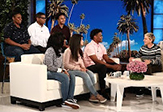 UAlbany students on The Ellen Show.