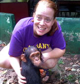 UAlbany biologist Katy Gonder is studying the Cameroon chimpanzee for new insights into the natural history of simian immunodeficiency virus and the origins of HIV-AIDS. 