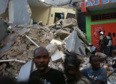 Destruction caused by 2010 Haiti earthquake