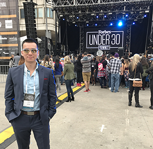 Tony Hoang at Forbes 30 Under 30 Summit