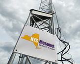 Photo of NYS Mesonet weather observation tower.