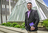 UAlbany doctoral student Ben Mielenz
