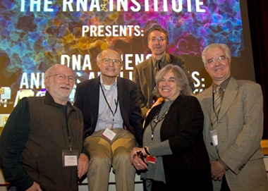 Members of the Scientific Advisory Board for The RNA Institute with Institute Director Paul Agris