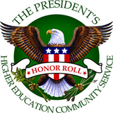 The President's 2012 Higher Education Community Service logo