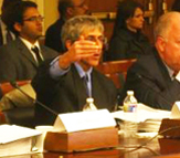 Dean of UAlbany's School of Business Don Siegel, before Congress on March 31.