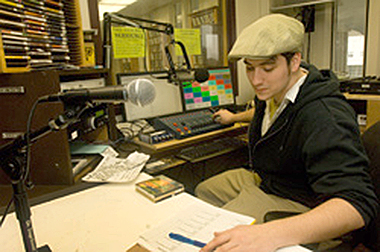 WCDB gives UAlbany students a start in radio broadcasting.