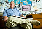 UAlbany scientist and researcher David R. Fitzjarrald in his office.