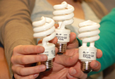 Compact florescent lightbulbs