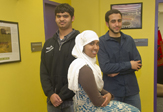 Three officers of UAlbany's Muslim Student Association