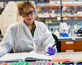 Student studying at RNA Institute