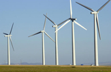 a wind farm in Texas