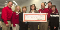 Target Corporation presents a donation to the UAlbany Career Development Center