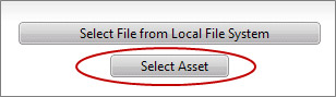 Select Asset button