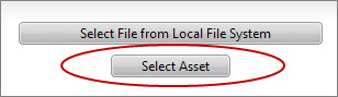 Select Asset button