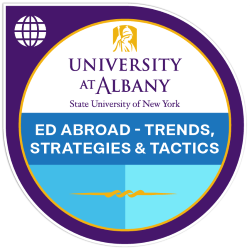Digital badge for Education Abroad - Trends, Strategies & Tactics
