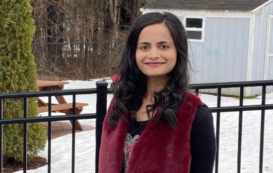 A portrait of Shaiza Bushra.