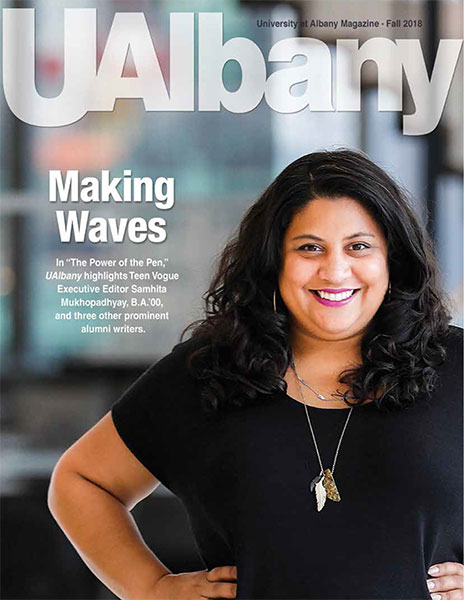 Fall 2018 UAlbany Magazine Cover