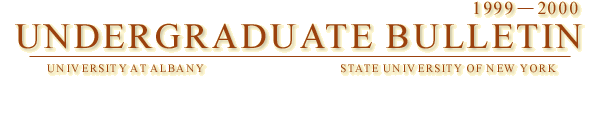 Undergraduate Bulletin, 1999-2000
